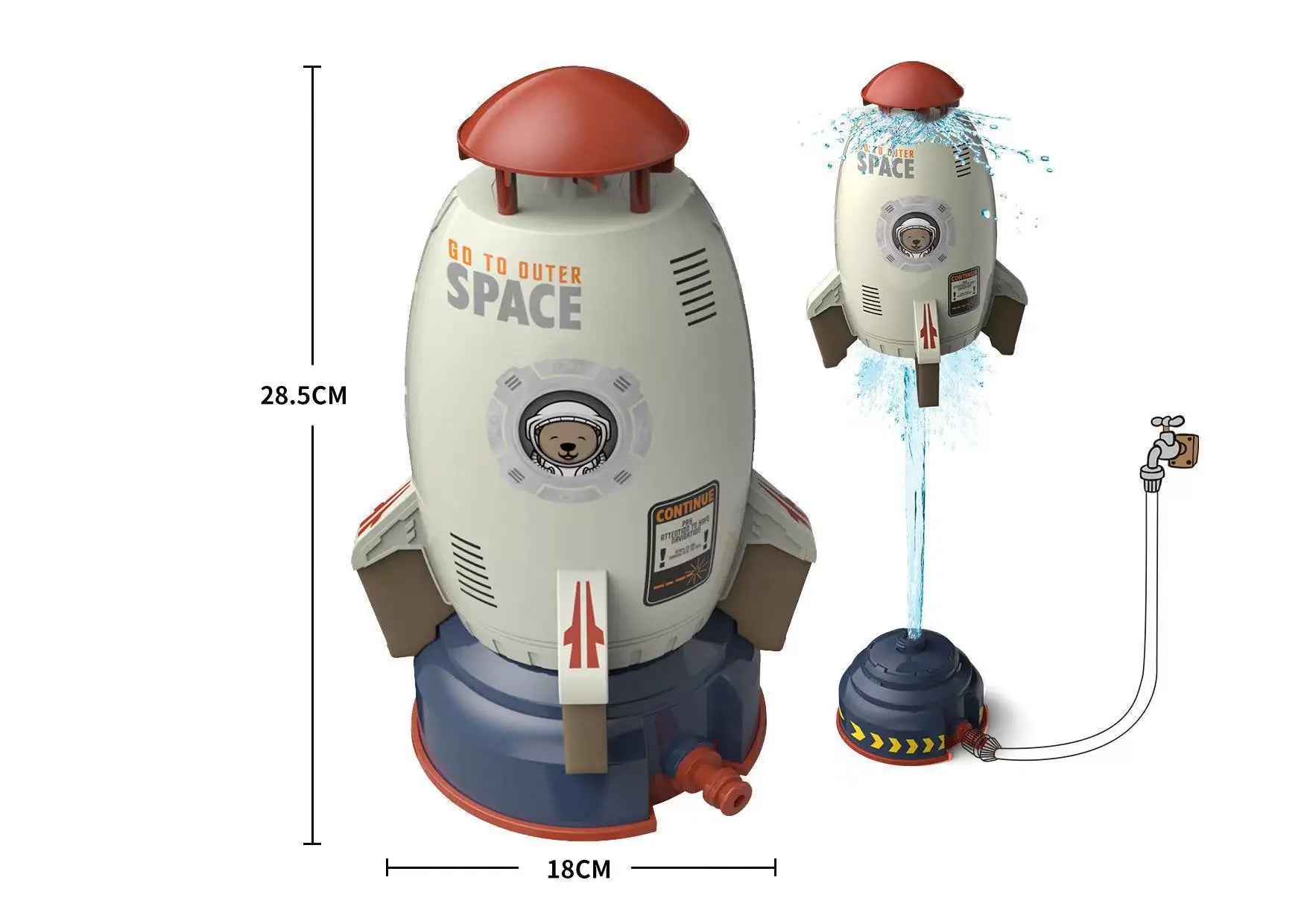 Rocket Water Sprinkler