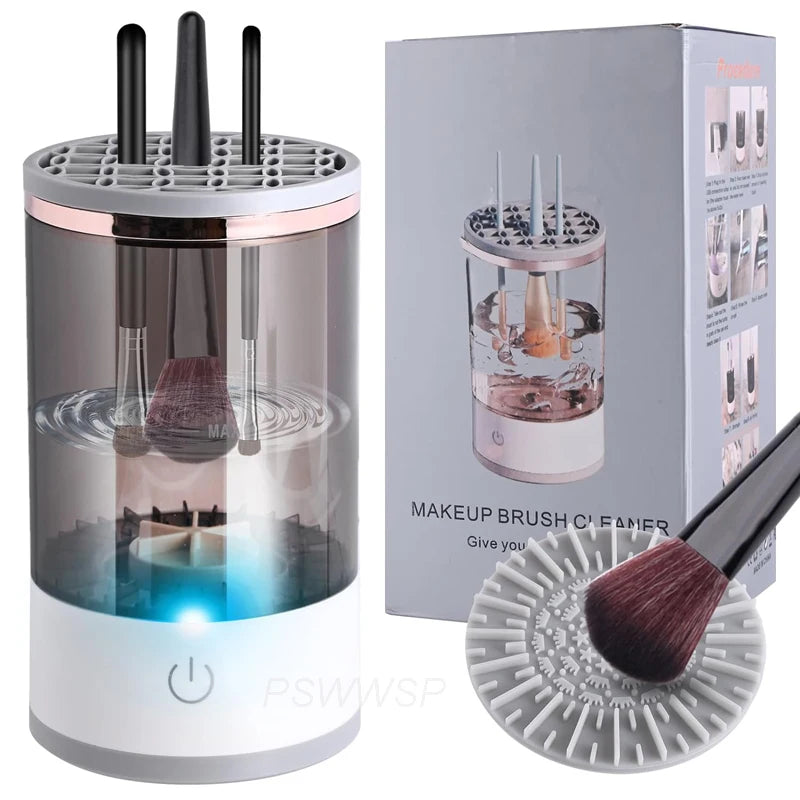 Electric Makeup Brush Cleaner Set