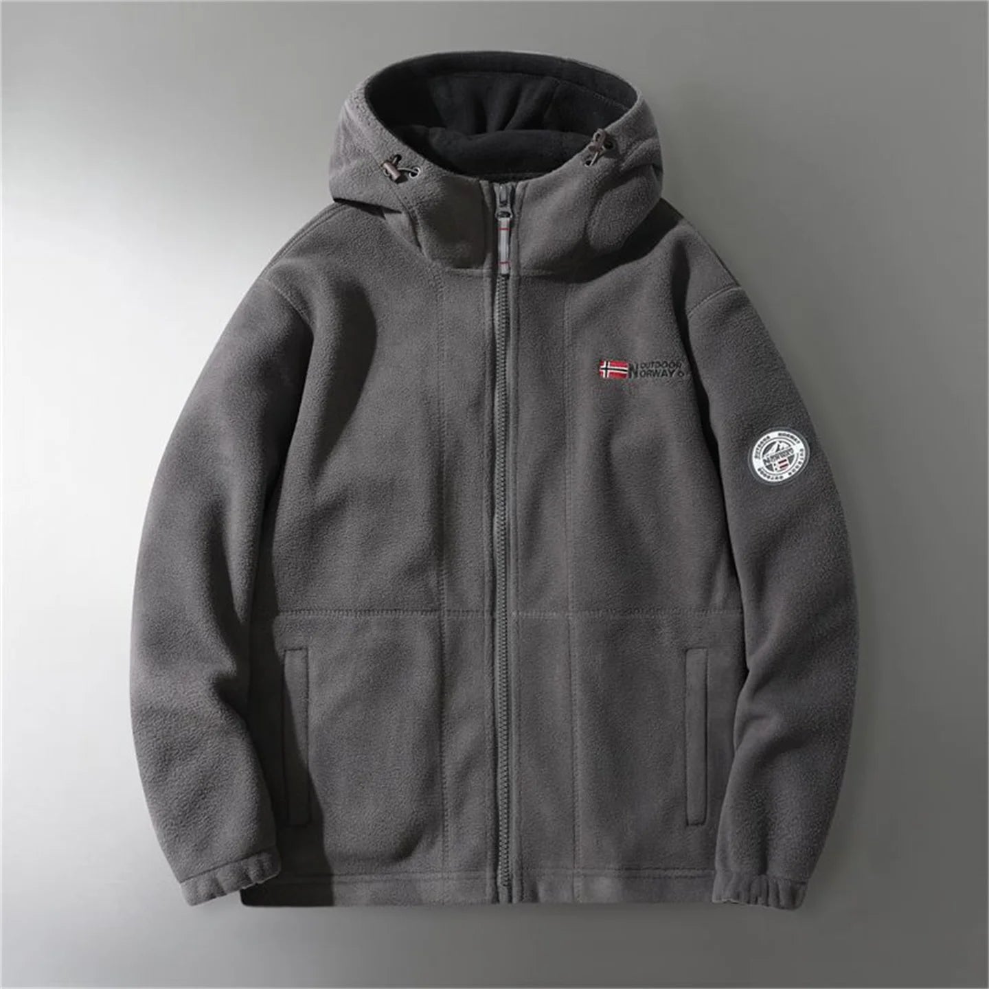 Polar Fleece Hooded Jacket