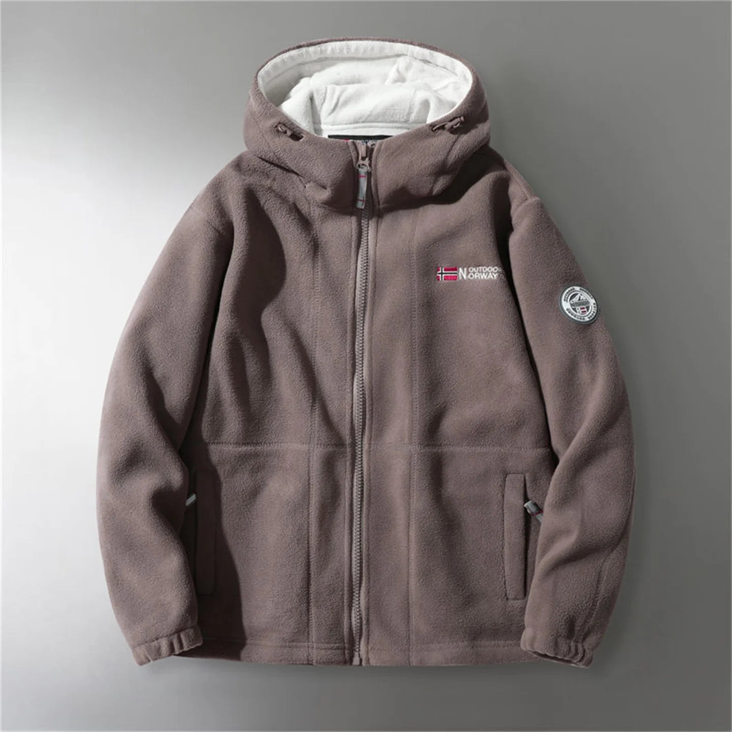 Polar Fleece Hooded Jacket